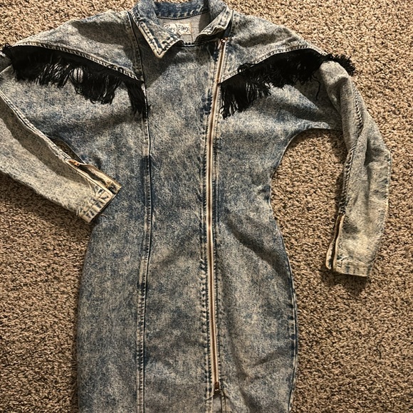 Vintage Paris Blues Cowgirl dress - Picture 5 of 9